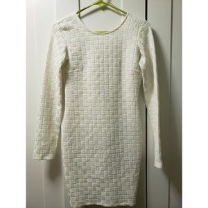 No spot and new TOPSHOP White dress with open back